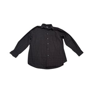 Men’s XLT Alexander Julian Black, Tan, Red Plaid Shirt